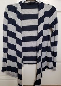 Forever 21 navy/grey cardigan S